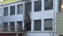 Im Bereich des Sekretariats brach das Feuer aus.