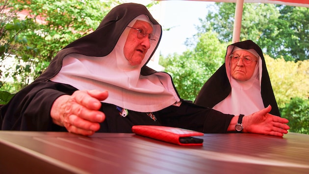 Schwester Bernadette und Schwester Rita wohnten mehrere Jahrzehnte im Kloster Goldenstein. ...