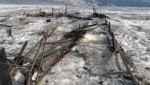 Reste der alten Liftanlage wurden freigelegt.