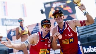 Bronze-Jubel bei Timo Hammarberg (re.) und Tim Berger.