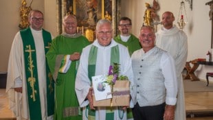 Bereits Sonntag wurde Ibounig im Rahmen einer Festpredigt in Ferlach gratuliert.