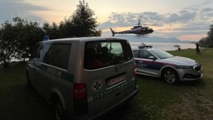Während des Hubschraubereinsatzes war es bereits sehr dunkel.