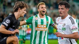Sturm Graz, Rapid und Wolfsberg sind diese Woche im Europacup im Einsatz.