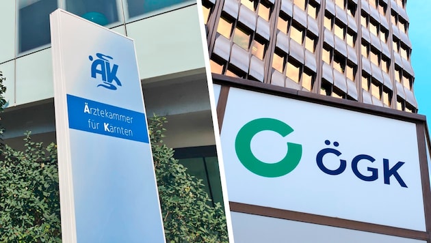 Im Konflikt zwischen Ärztekammer und Kasse kam es zu einem ersten Warnstreik.