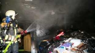 Das Feuer war im ersten Stock ausgebrochen.