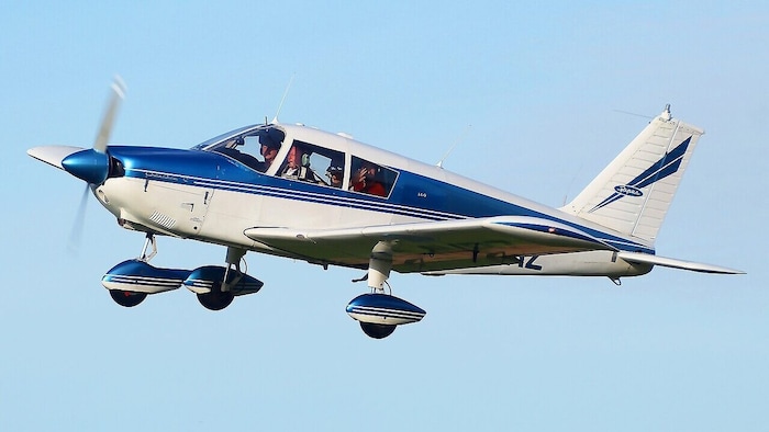 Eine Piper PA-28-180 Cherokee. Symbolbild