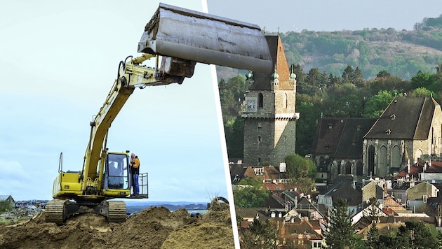 Für Bagger sollen die Immobilen im Ortskern von Perchtoldsdorf tabu sein – bei Hausbesitzern ...