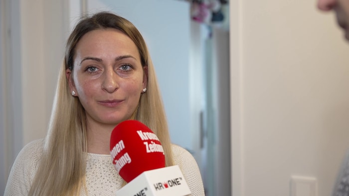 Die glückliche Gewinnerin des „Krone“-Weihnachtstraums Sabrina Peters.