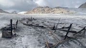 Die alte Liftanlage soll vom Hallstätter Gletscher in Richtung Dirndl geführt haben.