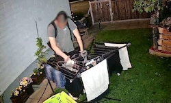 Eine Videokamera hielt den nächtlichen Haushaltshelfer bei seinem Einsatz in Oberwart fest.