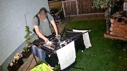 Eine Videokamera hielt den nächtlichen Haushaltshelfer bei seinem Einsatz in Oberwart fest.