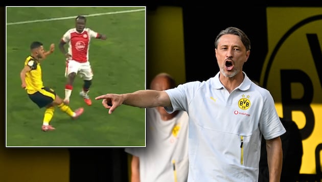Niko Kovac fand nach dem Foul an Yan Couto deutliche Worte.