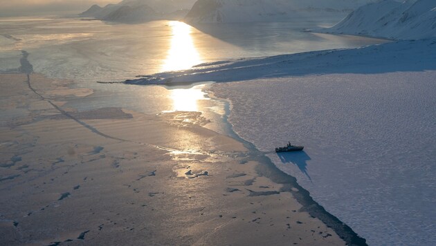 Der Gletschermassenverlust in Spitzbergen hatte im Vorjahr gigantische Ausmaße.
