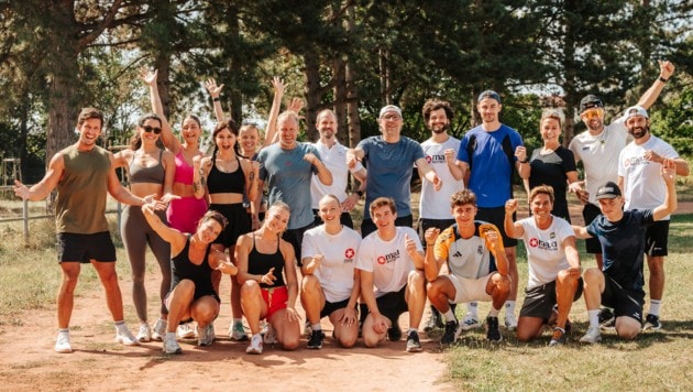 Gute Laune beim MaxiNutrition-Day.