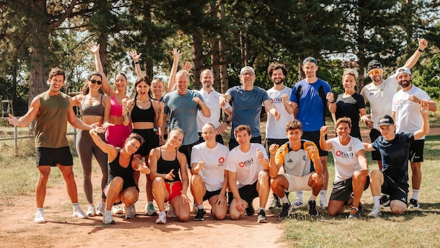 Gute Laune beim MaxiNutrition-Day.