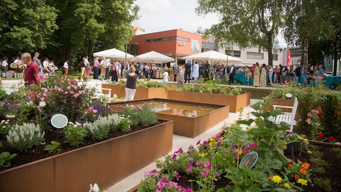 Auch der Klimt-Garten beim Zentrum kommt gut an.
