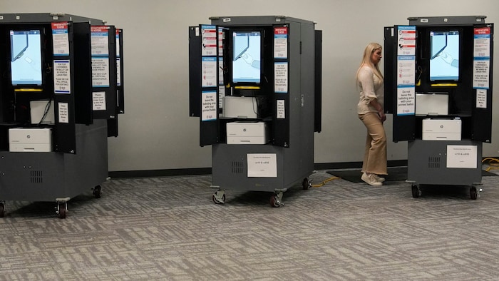 Wahlcomputer bei der US-Präsidentschaftswahl 2024