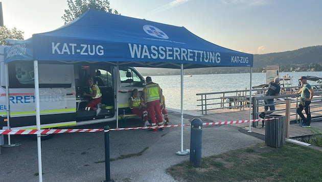 Mehrere Tage wurde nach dem Vermissten im Wörthersee gesucht.