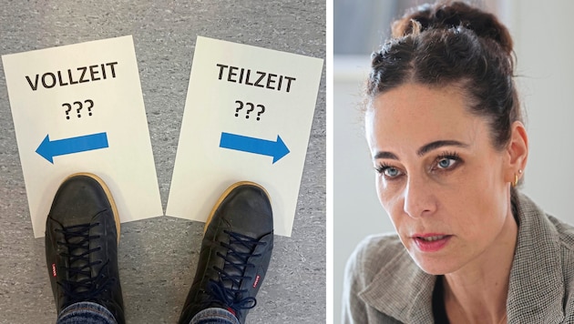 „50 Prozent der Frauen in Österreich arbeiten Teilzeit, bei den Männern sind es nur 13 Prozent“, ...