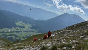 Unterhalb der Gehrenspitze stürzte der Segelflieger ab.