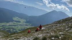 Unterhalb der Gehrenspitze stürzte der Segelflieger ab.