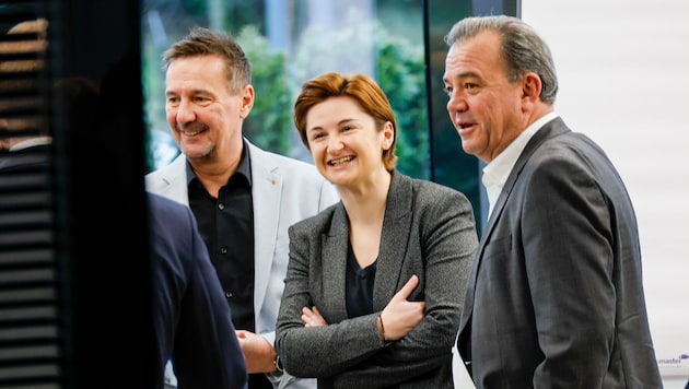 Zauner (li.) war eine Überraschung. Gibt es auch eine bei der Nachfolge von Pewny?