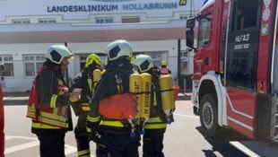 54 Kameraden rückten zum Spital aus.