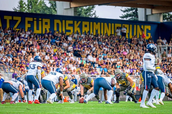 Bei Spielen der Wikinger in der European League of Football platzt die Hohe Warte aus allen ...