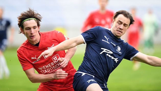 David Hude (re.) und St. Veit suchen einen neuen Trainer.