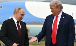 Wird wieder der rote Teppich ausgerollt? Das letzte Treffen zwischen Trump und Putin wurde von ...