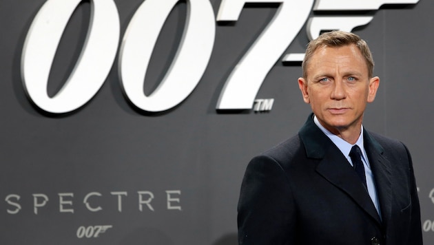 Selbst das Logo ist im Visier: „007“-Darsteller Daniel Craig