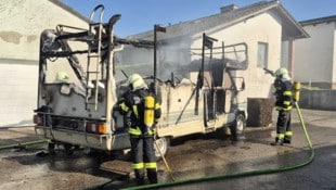 So demoliert sah das Wohnmobil am Ende aus