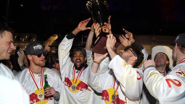 Hört man sich in der Liga um, feiern am Ende der Saison wieder die Eisbullen.