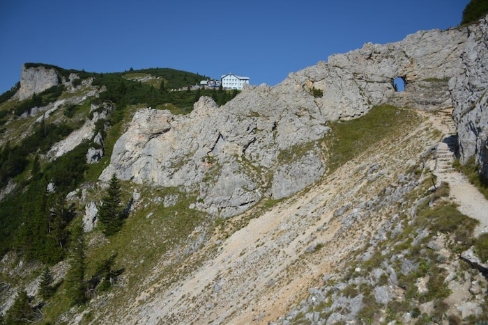 Vor und nach der Tour übernachtete Majcen im Ottohaus.
