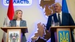 Meinl-Reisinger und  Andrii Sybiha in Odessa