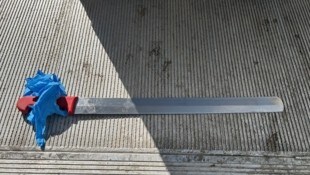 Das Messer soll vorher zum Schneiden von Melonen benutzt worden sein.