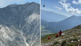 Unterhalb der Gehrenspitze kam es am Montag zu dem Unglück.
