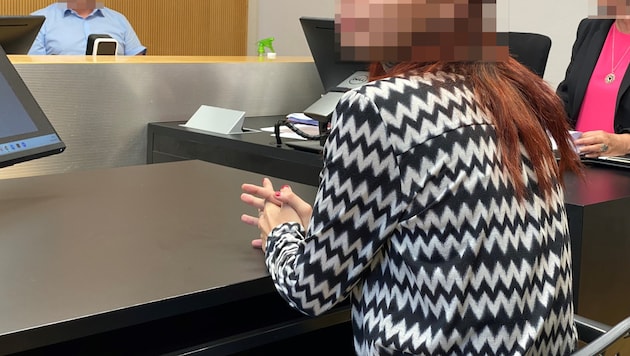 Die Angeklagte musste sich vor Gericht verantworten.