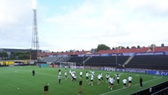 Im Aspmyra-Stadion in Bodö kämpft Sturm in wenigen Stunden um den Einzug in die Champions ...
