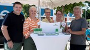 Die Zeitpolster-Initiatoren im Langenlois: Christian Schuh, Petra Benninger, Danja Mlinaritsch ...