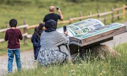Arabische Gäste bleiben eher in den Orten und entlang der Straßen und Wege.