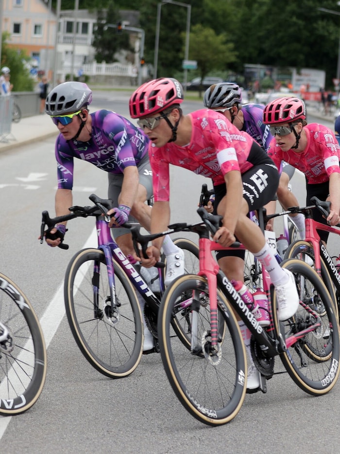 Felix Engelhardt (l.) wurde Vierter bei der letzten Tour of Austria.