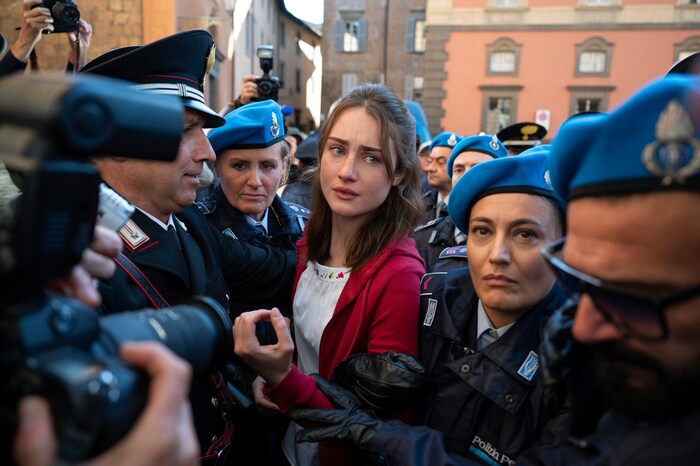 In der Serie geht es um den spektakulären Mordprozess gegen Amanda Knox und den Medienrummel ...