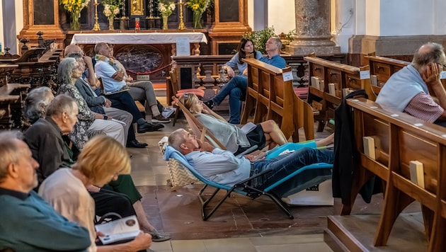 Orgelnacht auf Liegestühlen in der Stiftskirche