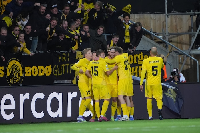 Bodø/Glimt kam aus dem Jubeln gar nicht mehr heraus.