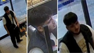 Drei Männer wurden bereits festgenommen – der vierte Räuber (siehe Bild oben) befindet sich noch ...