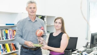 Gernot Plank und Elena Zappon forschen gemeinsam an patientenspezifischen Modellen menschlicher ...