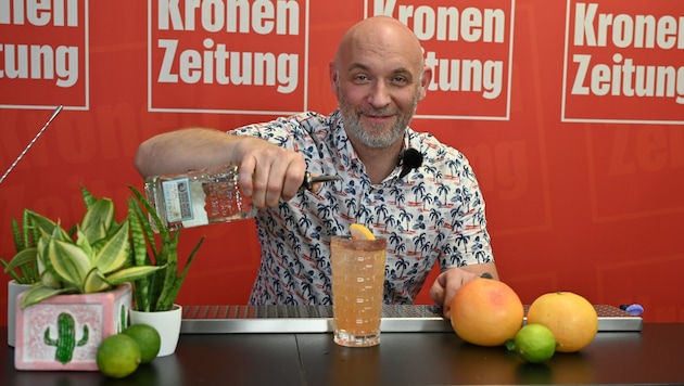 Barkeeper Daniel Schellander hat schon zahlreiche Preise gewonnen