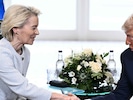 EU-Kommissionspräsidentin Ursula von der Leyen und US-Präsident Donald Trump