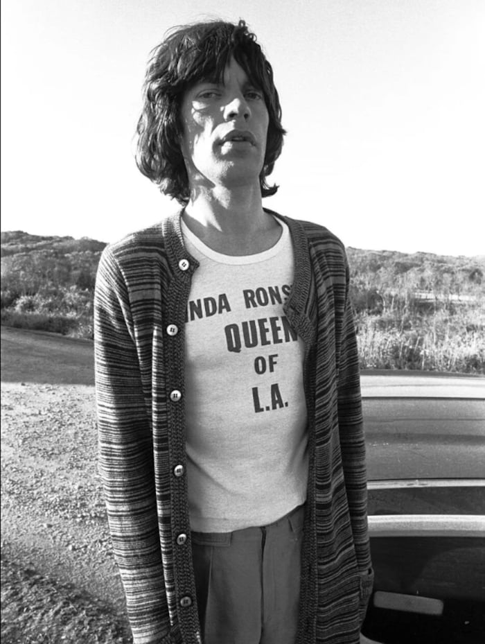 Christopher Makos – Mick Jagger in Montauk (1977).
